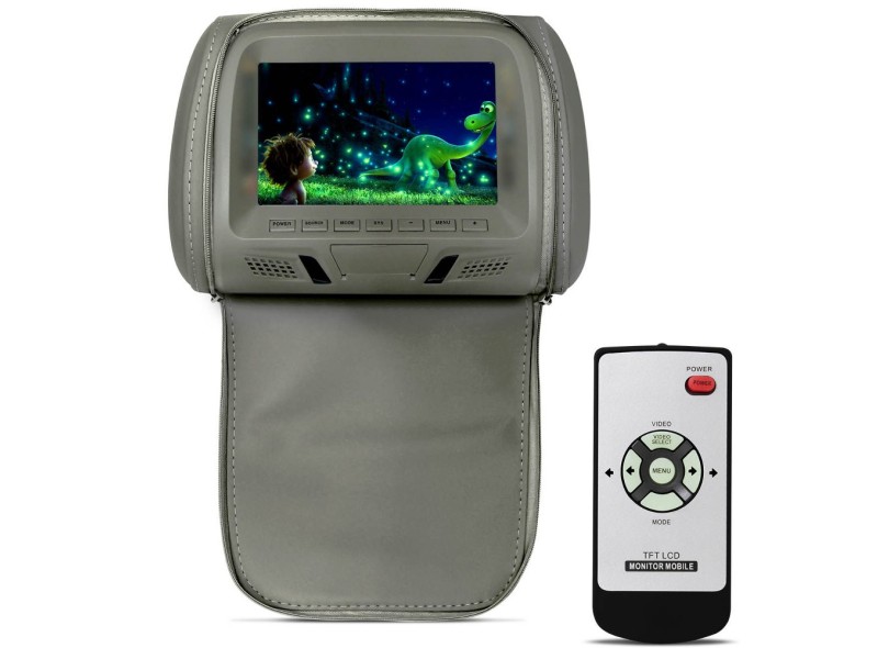 Monitor de DVD Automotivo de Encosto de Cabeça 7 " - Tech One Standard Zíper
