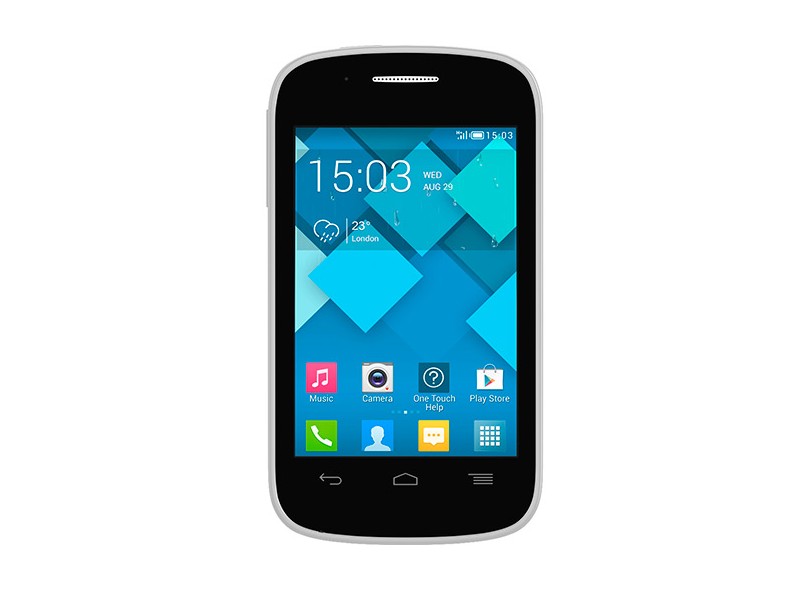 Smartphone Alcatel One Touch Pop C1 4015N 2 Chips 3 Android 4.2 (Jelly Bean Plus) Wi-Fi 3G