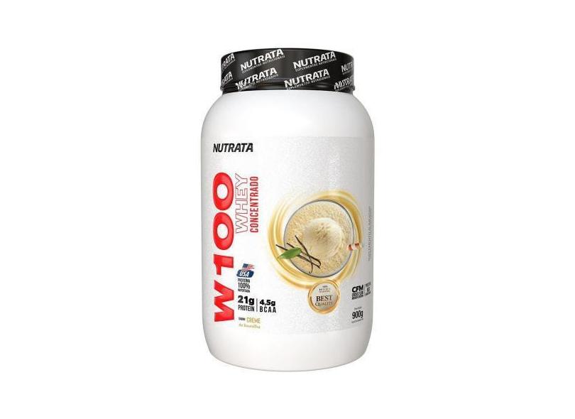 W100 Whey Protein 100% Concentrado 900G Nutrata