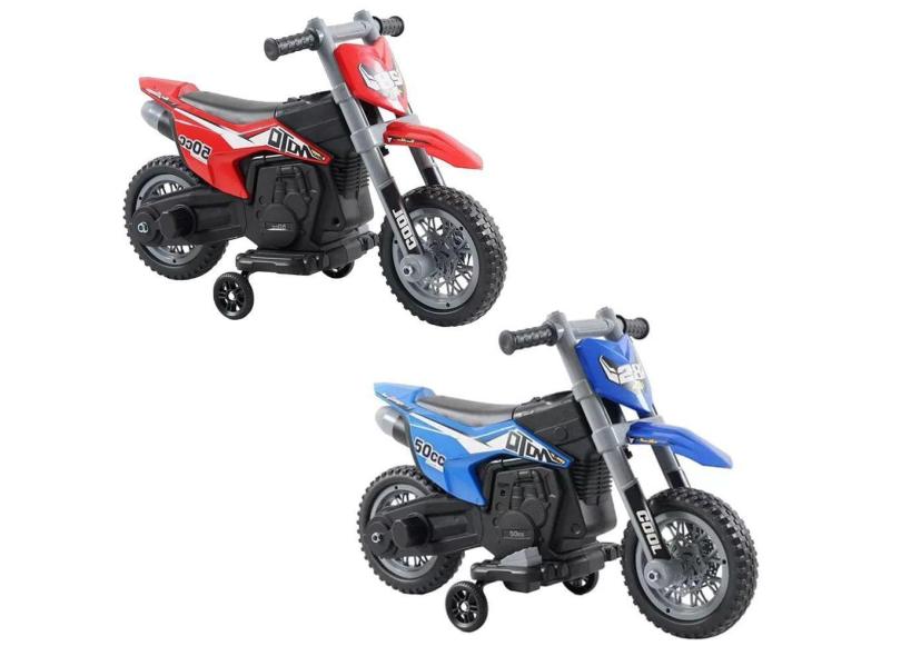 Mini Moto Cross Infantil Elétrica Importway 6V Até 25 Kg Com Luz E Som