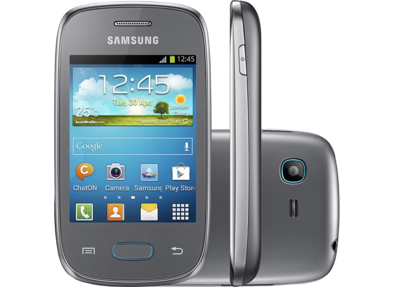 Smartphone Samsung Galaxy Pocket Neo S5310 Câmera 2,0 MP 4GB Android 4.1 (Jelly Bean) Wi-Fi 3G