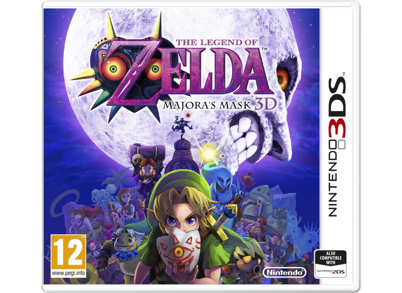 Jogo The Legend of Zelda: Majora's Mask 3D Nintendo 3DS com o