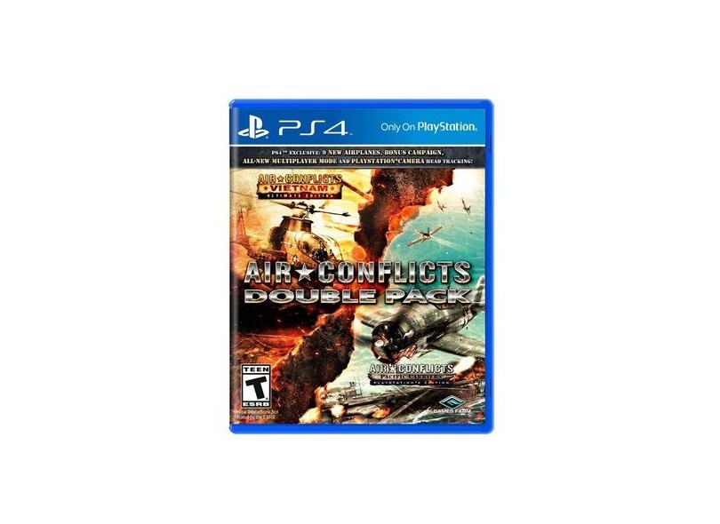 Jogo Air Conflicts Double Pack Vietnam Pacific Carriers PS4 Kalypso Media