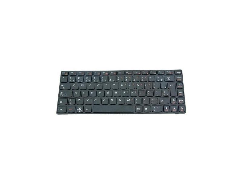 Teclado para Notebook bringIT compatível com Lenovo B490  Preto ABNT2,