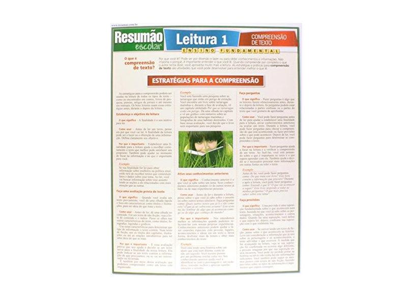 Leitura 1 - Ensino Fundamental - Compreensão de Texto - Resumão Escolar - Leme, Odilon Soares - 9788577112814