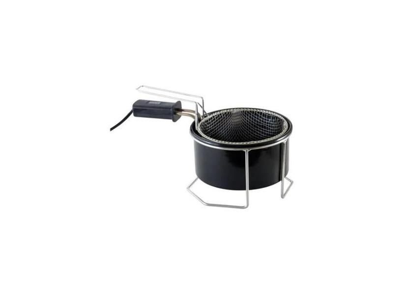 Fritadeira Elétrica Com Óleo 1L Aço Esmaltado - A.R Variedades Mt