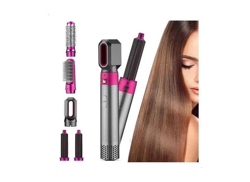 Secador De Cabelo 5Em1 220V: Crie Looks Profissionais Em Casa - Melhor
