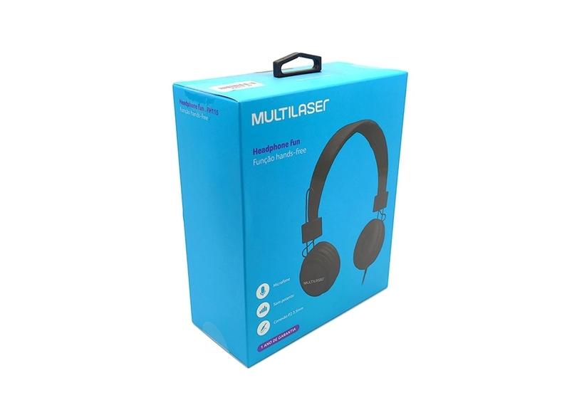 Headphone com Microfone Multilaser Fun PH115