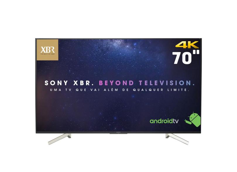 Smart TV TV LED 70 " Sony 4K XBR-70X835F 4 HDMI