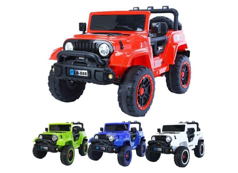 Carrinho Elétrico Infantil Jipe Willys 4x4 Com Controle Remoto Inbra