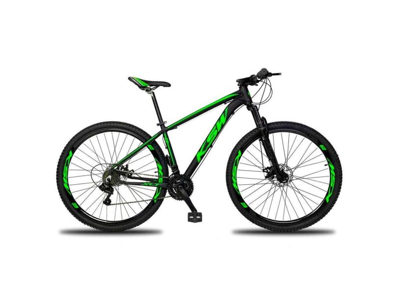 Bicicleta 27 Marchas Ksw Xlt Aro 29 Câmbio Altus MTB 32r-Unissex