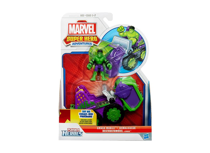 Boneco Hulk Marvel Playskool Heroes 38138 - Hasbro