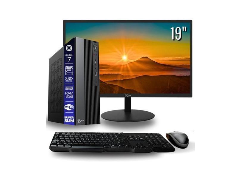 Computador TOB Slim Completo Compacto 4ª Geração Intel Core i7 SSD 240