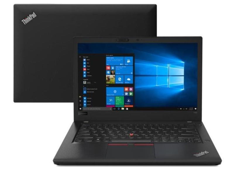 Notebook Lenovo ThinkPad T480 Intel Core i5 8350U 8ª Geração 8 GB de RAM 128.0 GB 14 " Windows 10 T480