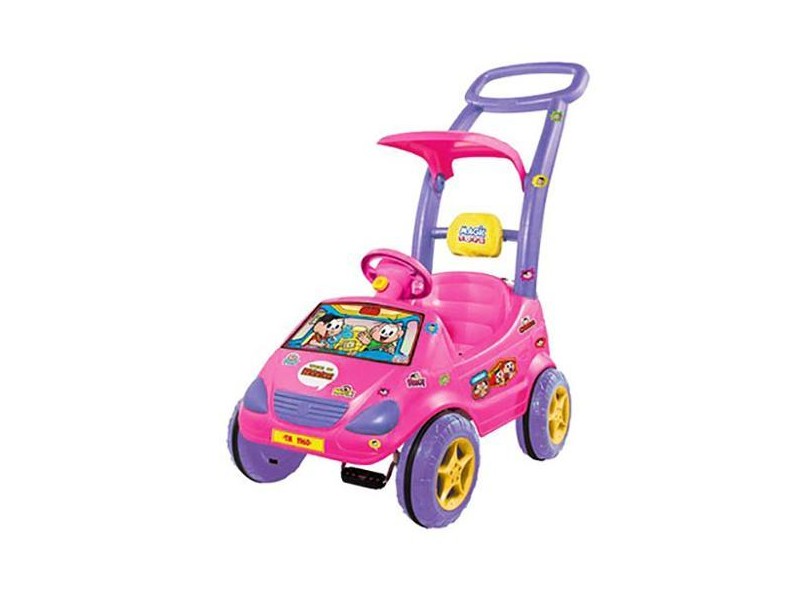 Carrinho com Pedal Magic Toys Roller Baby Mônica