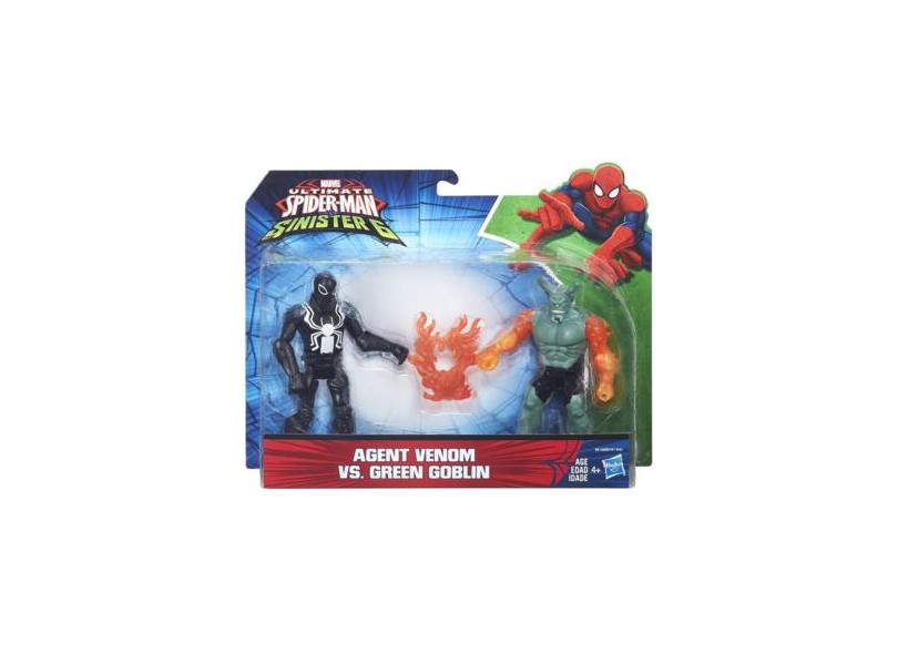 Boneco Agent Venom Green Goblin Ultimate Spider-Man B6140 - Hasbro