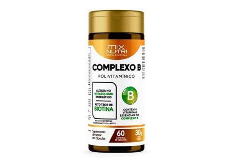Complexo B Polivitaminico Mix Nutri 60 Cáps 