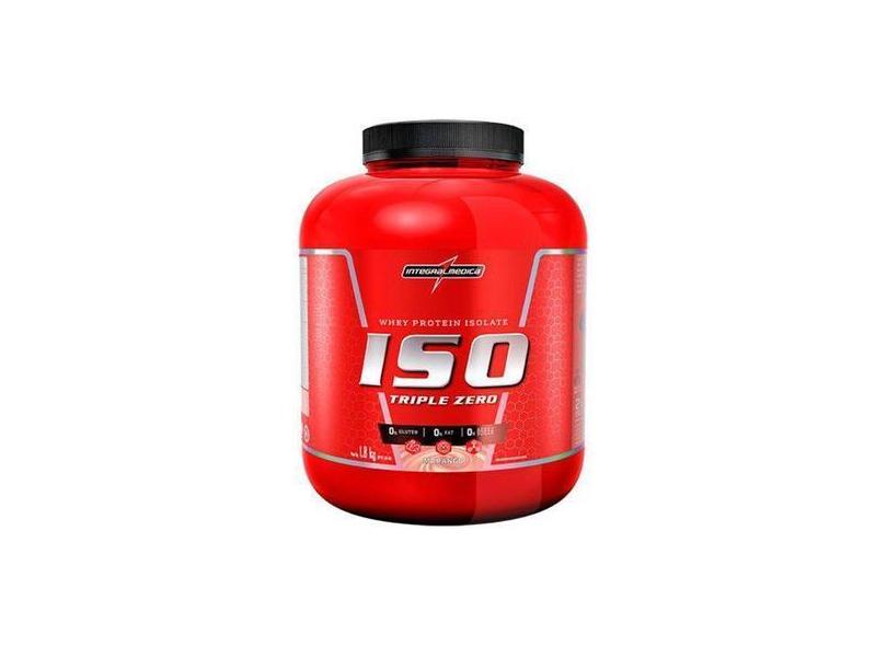 Whey Protein Isolado Integralmédica - Iso Triple Zero 1,8Kg Morango Na