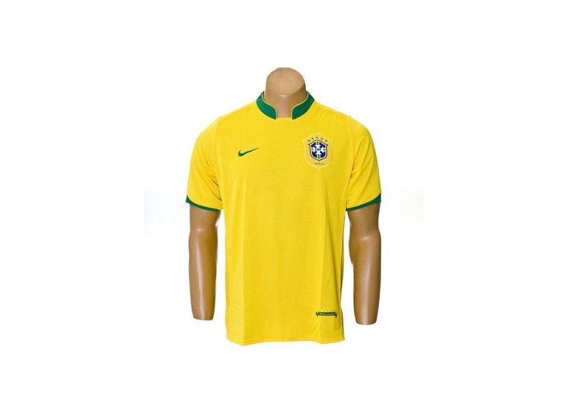 Camisa Jogo Brasil I 2006 sem Número Nike