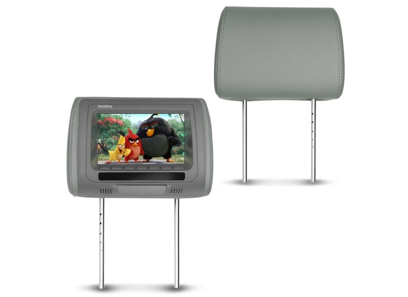 Monitor de DVD Automotivo de Encosto de Cabeça 7 " - Tech One 581655