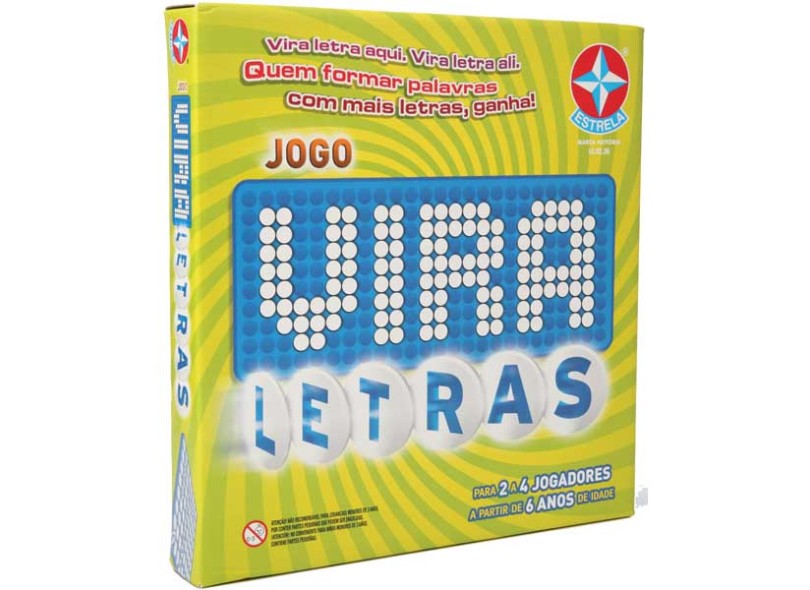 Jogo Vira Letras- Estrela- Para Alfabetização!