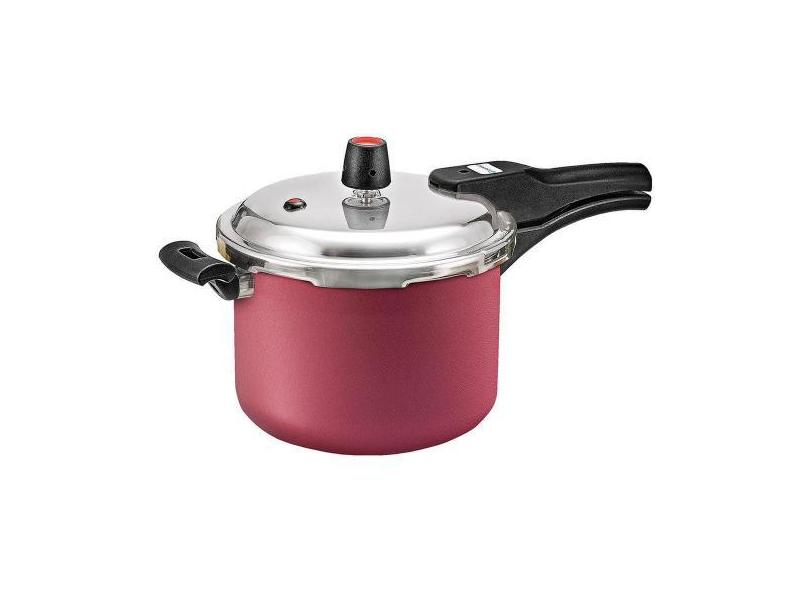 Panela De Pressão 4,5 Litros Teflon Cereja Premium - Panelux