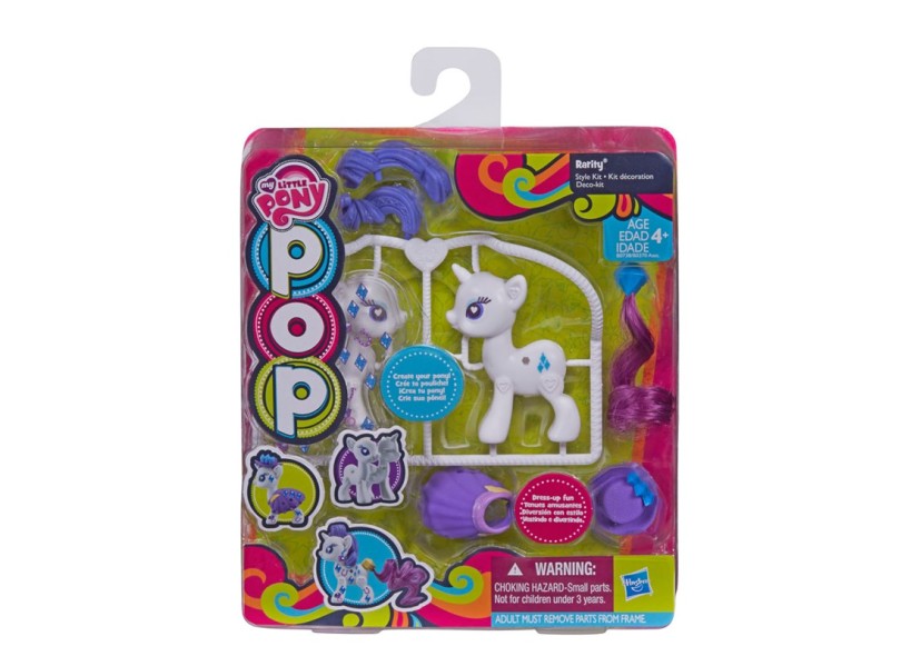 Boneca My Little Pony Rarity Style Kit Pop Hasbro