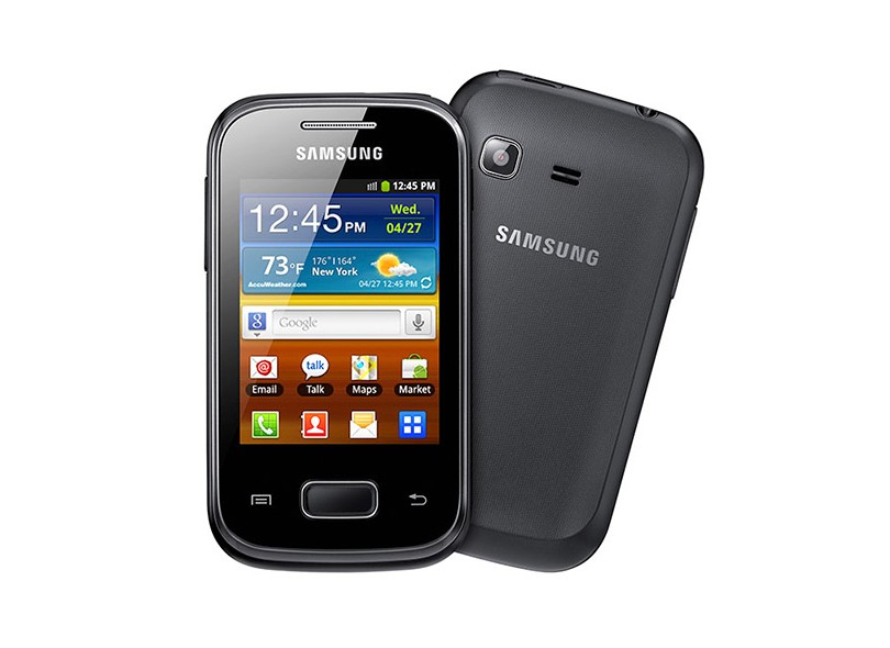 Smartphone Samsung Galaxy Pocket S5300 Câmera 2,0 Megapixels Desbloqueado 3 GB Android 2.3 (Gingerbread) 3G Wi-Fi