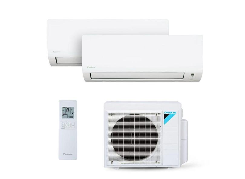 Ar Condicionado Multi Split Inverter Daikin 18.000 Btus (2x Evap 12.000) Quente/Frio 220V Monofásico