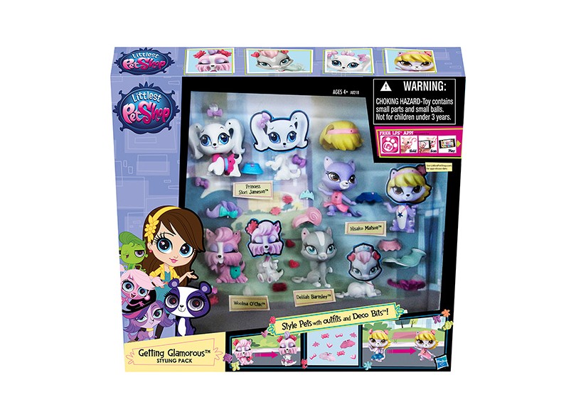 Boneca Littlest Pet Shop Multi Pet Pack Hasbro