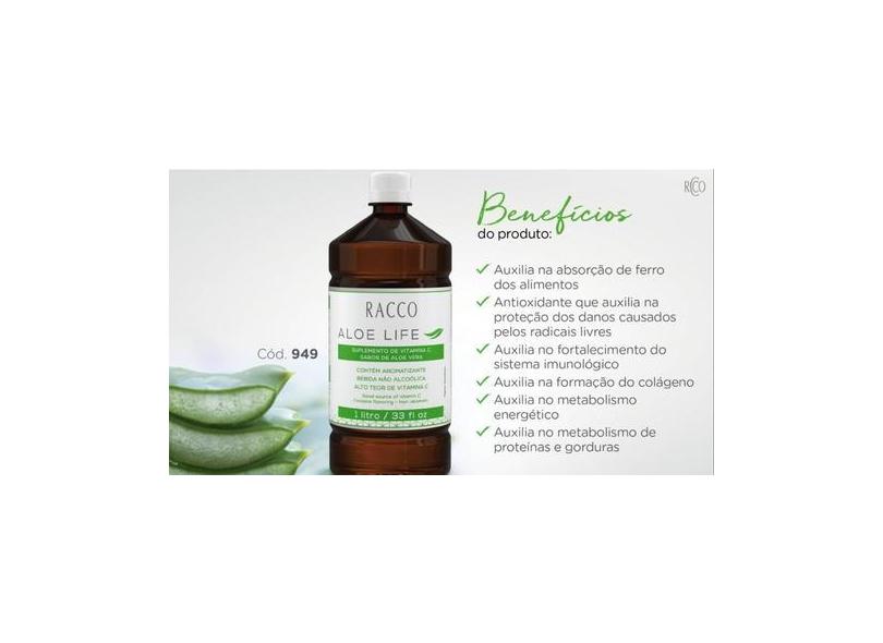 Aloe Life Racco Suplemento De Vitamina C Sabor Aloe Vera 1L