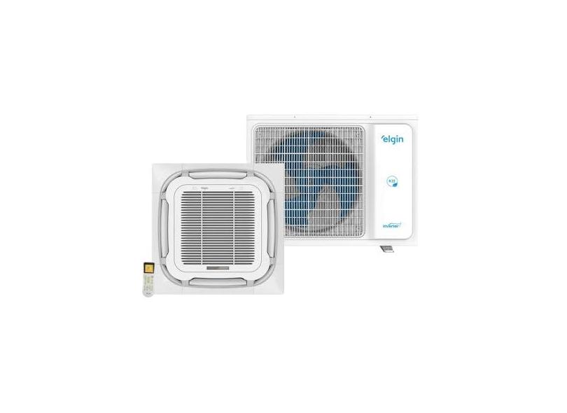 Ar Condicionado Split Cassete 4 Vias Inverter Elgin Plus 24000 BTU/h Frio Monofásico 45KDFI24C2NA – 220 Volts