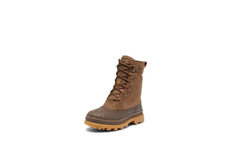 Sorel Bota de neve masculina Caribou Royal Wp, Veludo bronzeado/tabaco, 39