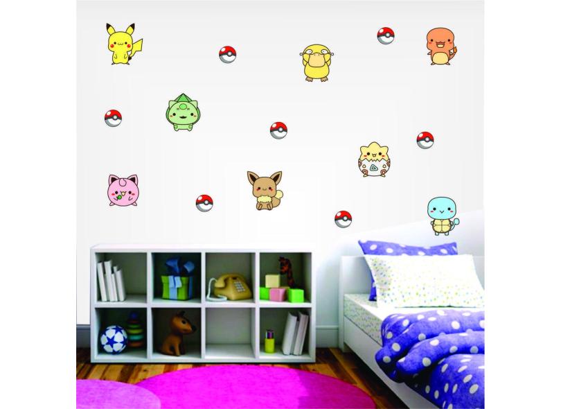 Papel de Parede Autocolante Decorativo Pokemon