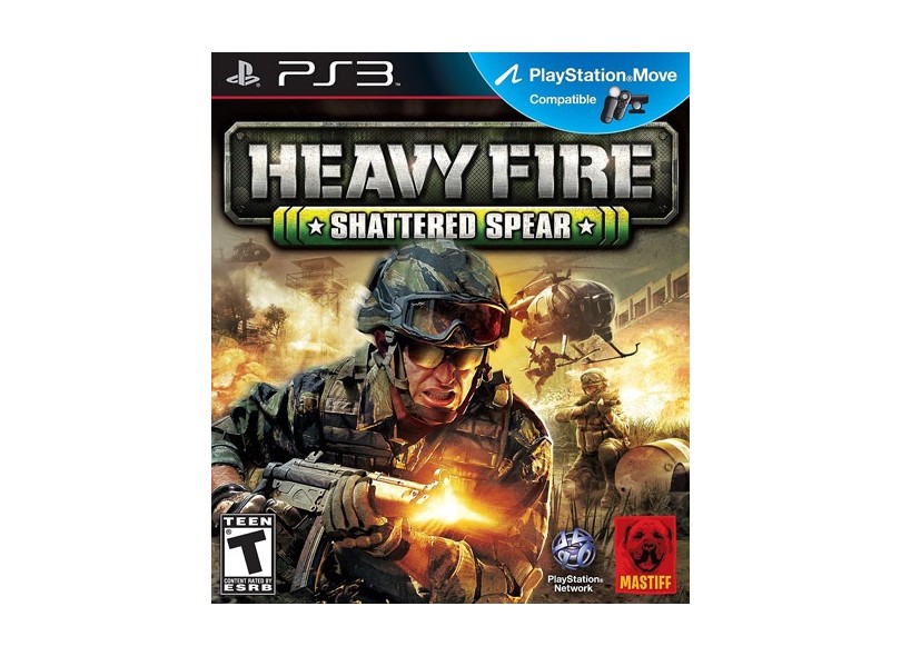 Jogo Heavy Fire Shattered Spear PlayStation 3 Mastiff