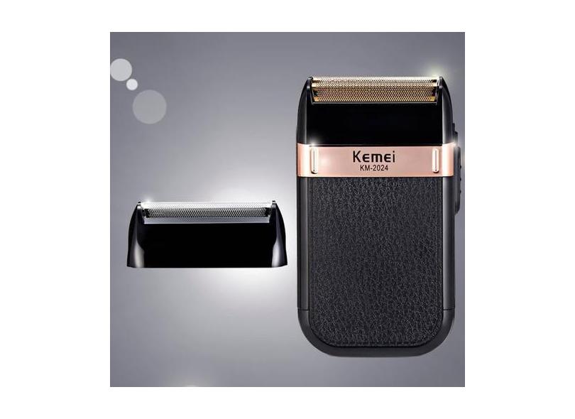 Shaver Kemei Profissional Barbeador Elétrico Original Km2024 - RELET