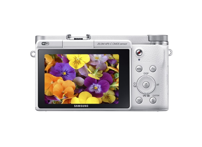 Câmera Digital Samsung Smart Series 20,3 MP Full HD NX3000