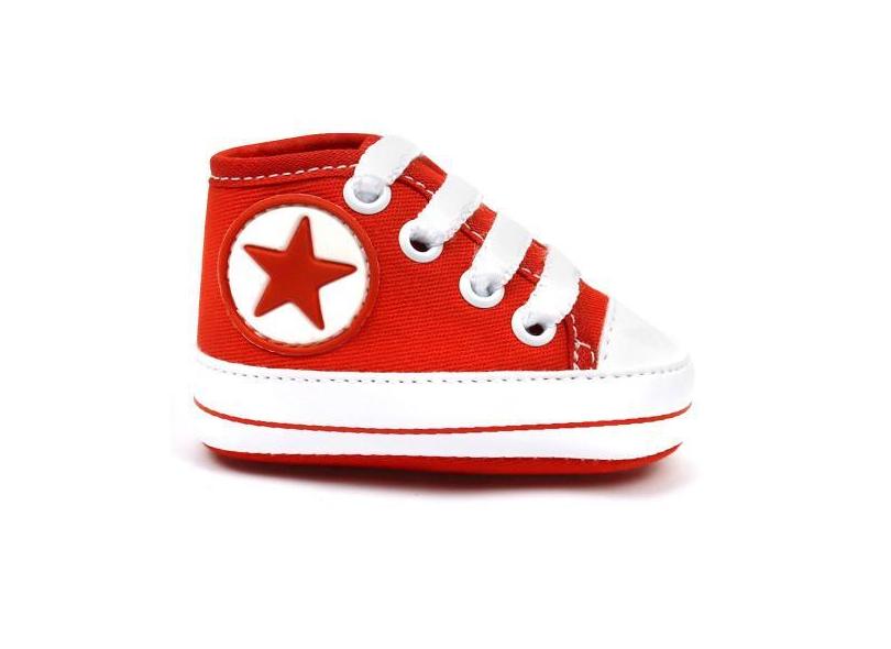Baby sapatinho / tênis para bebês vermelho m - Baby Confort