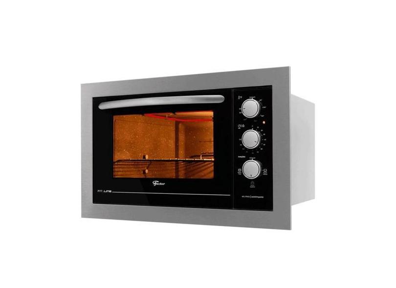 Forno Elétrico de Embutir Fischer, Fit Line, 48 Litros, Autolimpante, 