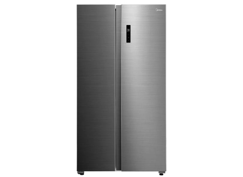 Geladeira Midea MD-RS710FGD46 Frost Free Side by Side 511 Litros cor Inox