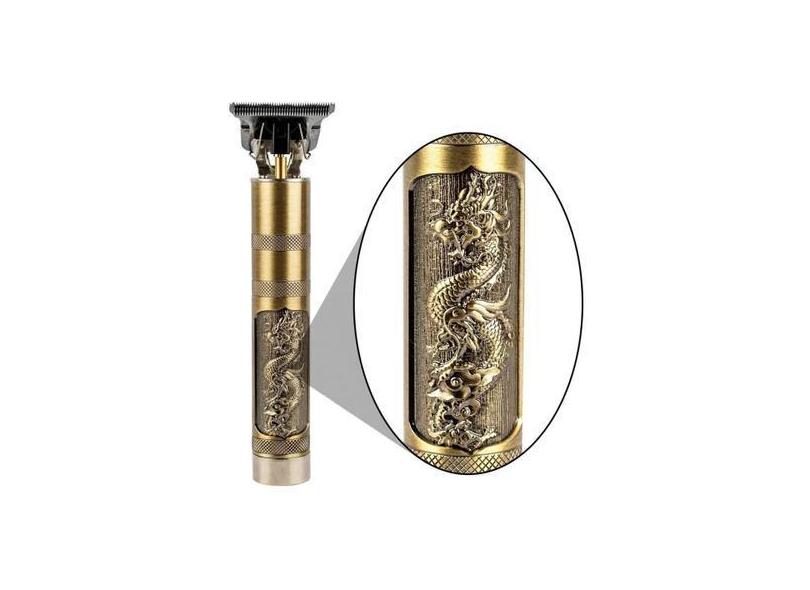 Aparador Recarregável Cabelo E Barba - 4 Pentes - Aço Inox - Higa Shop