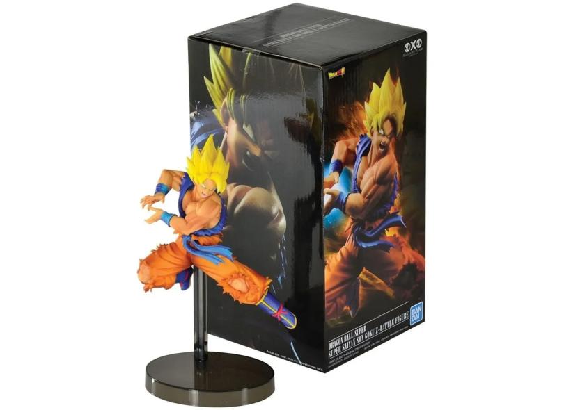 Boneco Dragon Ball Goku Super Sayajin Novo