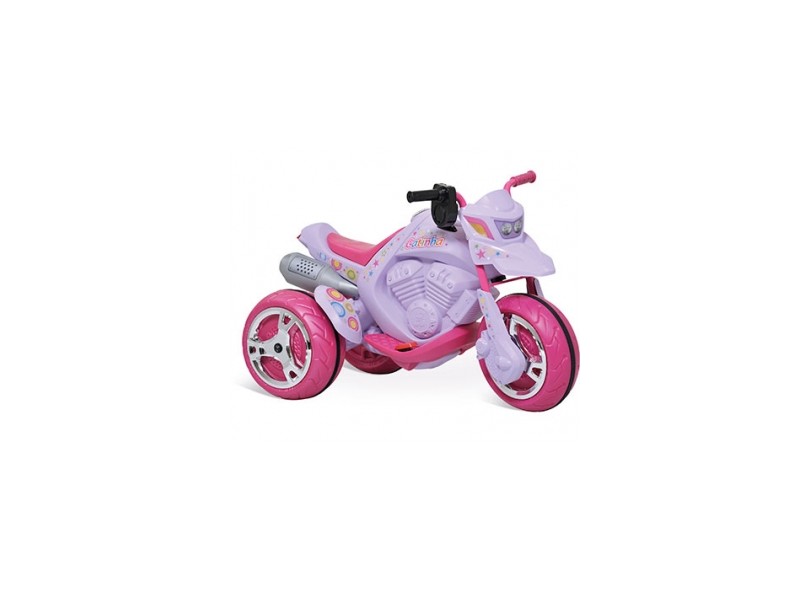 Mini Triciclo Elétrico Barbie Gatinha - Bandeirante