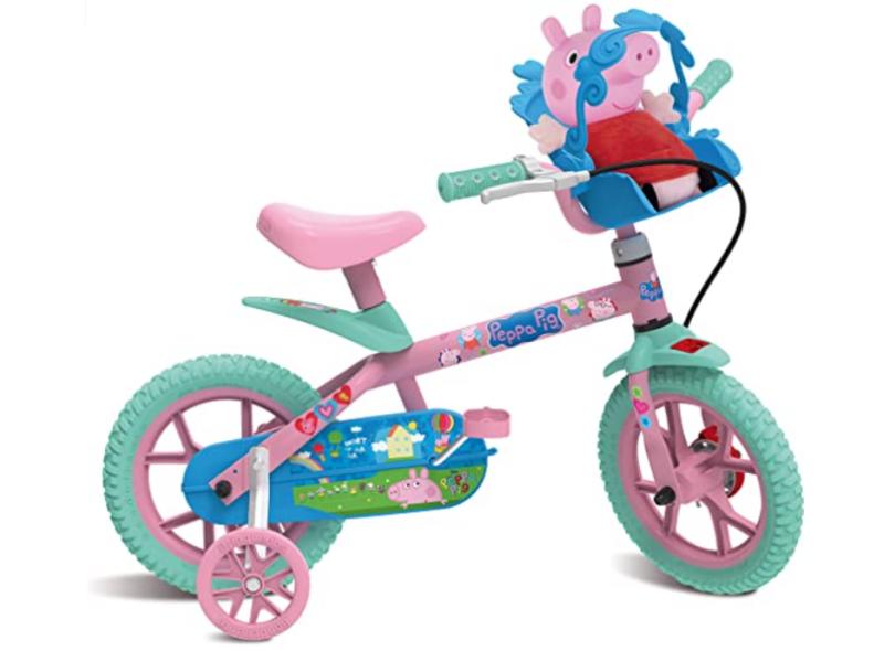 Bicicleta Bandeirante Lazer Peppa Aro 12 Peppa Pig
