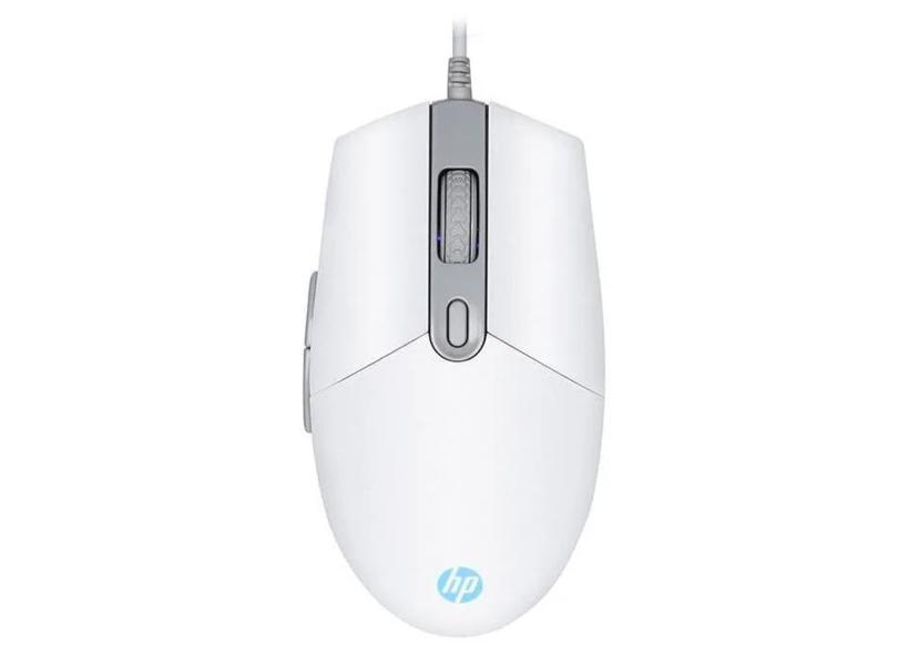 Mouse Para Jogo hp M260  Original - 800 A 6400dpi, Led rgb, Ergonômico, Cabo 1.5m - 7ZZ82AA