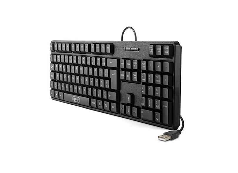 Teclado Usb Para Notebook Computador Abnt2 Português Qwerty