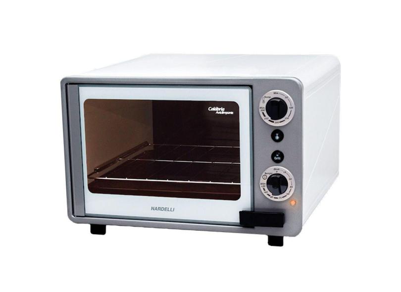 Forno Elétrico 45 Litros Grill Branco Com Cinza 220V