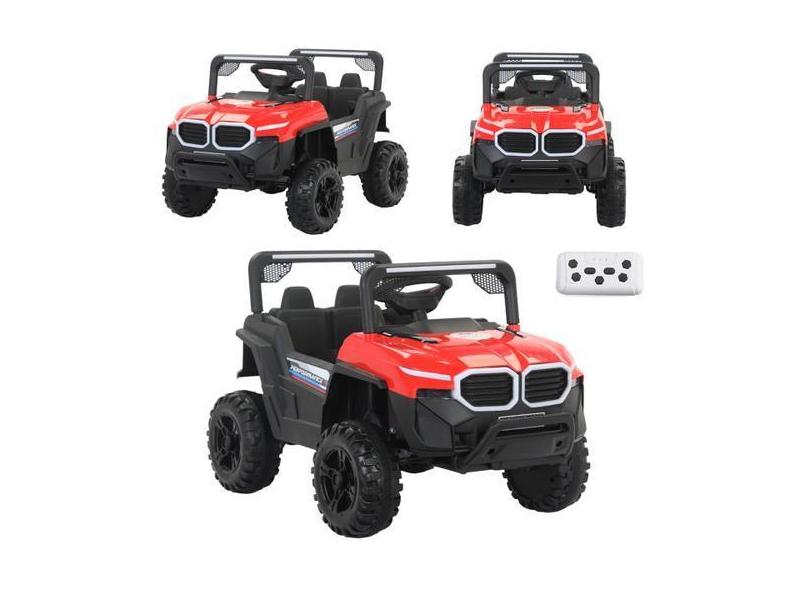 Mini Carro Elétrico Infantil 12V até 30Kg com 4 Motores e Controle Rem