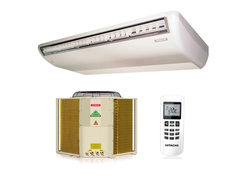 Ar Condicionado Split Piso / Teto Hitachi 36.000BTUs Quente/Frio RPC36A3P / RAP36B3Q