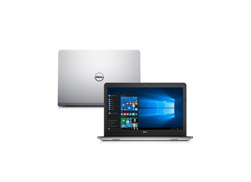 Notebook Dell Inspiron 5000 Intel Core i7 5500U 8 GB de RAM HD 1 TB Híbrido SSD 8 GB LED 15.6 " Touchscreen Radeon HD R7 M265 Windows 10 i15 5548-C20